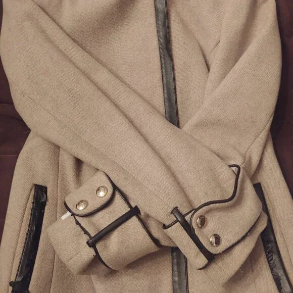 Calvin Klein wool blend women's coat size 2 - Picture 3 of 16